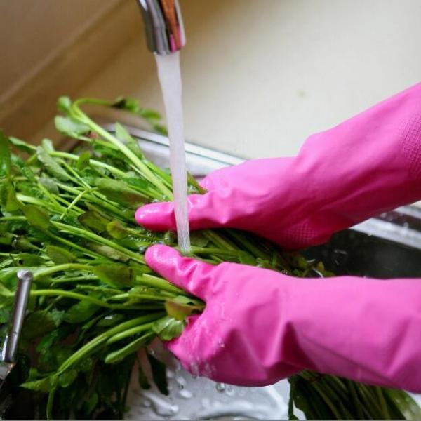 Buy cheap Anti-Oil Dishwashing Gloves Kitchen Rubber Gloves Gerneral Used Household Gloves from wholesalers