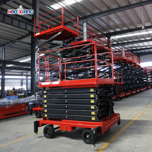 Buy cheap 660lbs Motorized Scissor Lift Table Steel Electric Platform Lift Table from wholesalers