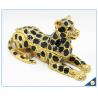 Buy cheap Wholesale Spot Leopard Shape Trinket Box Crystal Metal Trinket Box SCJ294 from wholesalers