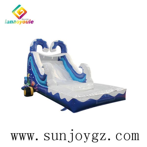 Buy cheap Easy Install Inflatable Kids Water Slide Park Funny Aqua Games For Amusement from wholesalers