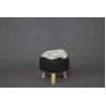 Buy cheap 3.1kg Soild Wood Small Upholstered Footstool For Bedroom / Living Room from wholesalers