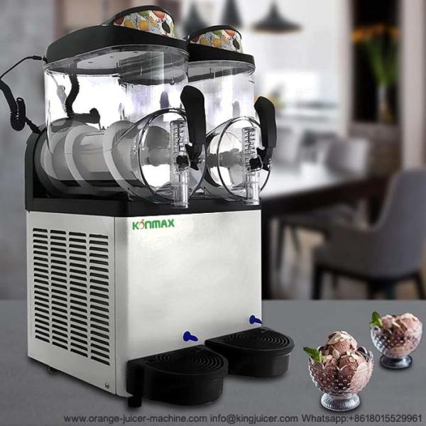 Buy cheap RoHS 2 Bowls Ice Slush Machine Magnetic Transmission Driven from wholesalers