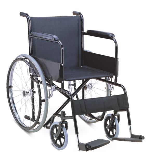 Buy cheap 1.2mm Tube Black Stainless Steel Transport Chair GT-875 94*23*89cm from wholesalers
