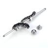 Buy cheap 14G Stainless Steel Screw & Twist Snake Long Industrial Barbell Cartilage Ear Piercings Jewelry 58mm from wholesalers