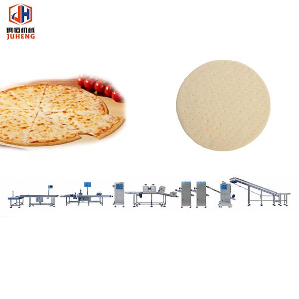Buy cheap 13990mm Pizza Base Production Line 9000pcs/H Electric Pizza Dough Roller Machine from wholesalers