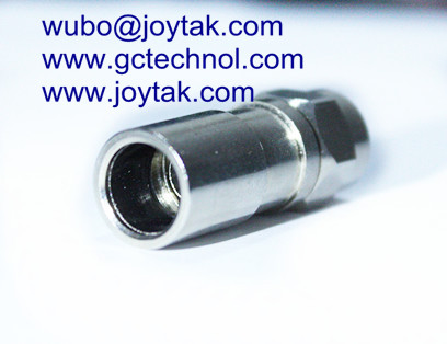 F Compression Connector F Type for Brazil Cable TV connector RG6 RG59 Coax Cable connector