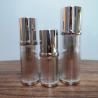 Buy cheap Personal Care Acrylic Ribbed Plating Airless Cosmetic Bottles from wholesalers
