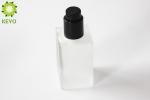Frosted Glass Foundation Bottle , 120ml Liquid Foundation Pump Bottle