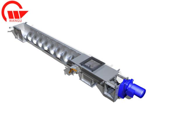 Buy cheap Air Slide Fabric Shaftless Screw Conveyor , Bulk Material Flexible Screw Conveyor from wholesalers