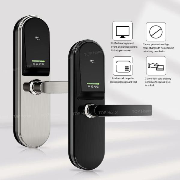 Buy cheap Zinc Alloy Hotel Smart Locks / Electronic Door Lock System For Hotels USB from wholesalers
