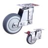 Buy cheap TPR 5 Inch Locking Swivel Casters , 120kg Capacity Small Spring Loaded Casters from wholesalers