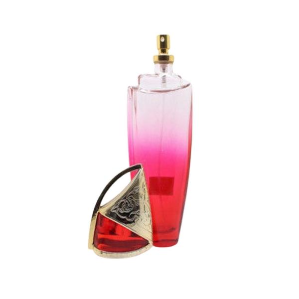 Buy cheap Cylinder Embossed Refillable Glass Perfume Bottle Suitable For Personal Care from wholesalers