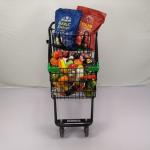 Black Classic Lightweight Shopping Trolley Cart American Style 80L