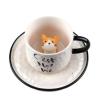 Buy cheap Cute Kitten Ceramic Cat Claw Cup Bottom Animal Water Cup Girl Cat from wholesalers