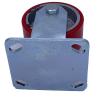 Buy cheap 4 Inch Heavy Duty Rigid Fixed PU Caster Wheel Iron Polyurethane Caster Wheels from wholesalers