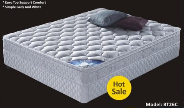 Buy cheap hot sale low price continious spring mattress BT26C from wholesalers