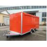 Buy cheap Affordable Street BBQ Food Colour Cheap Food Van Trailer Hot Dog Hamburger Pizza Food Truck With Full Kitchen from wholesalers
