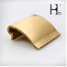 Buy cheap Expert Shining Golden Windows And Doors Copper Alloy Profiles Brass Extrusion Profile Decoration Customized Size Shape from wholesalers