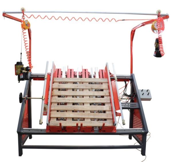 Buy cheap Pallet wood nailing machine, Pneumatic Wood Pallet Nailing Machine width max. 3300mm from wholesalers