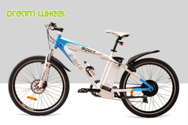 Buy cheap Full Suspension Electric Mountain Bicycles 250W 36V 65km 6 Speed from wholesalers