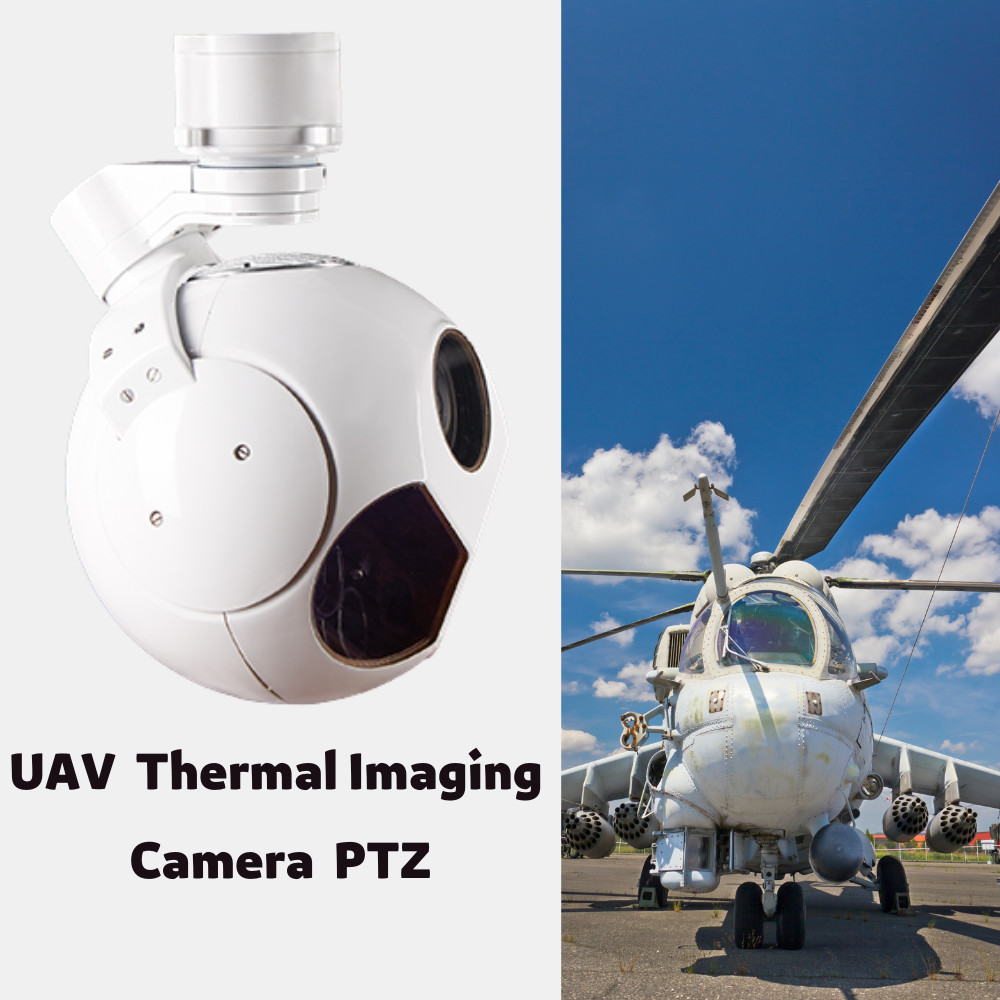640X512 Drone Thermal Camera 30X UAV Gimbal Payload Drone Pod PTZ Monitoring HXTS01DT