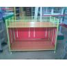 Buy cheap Steel Supermarket Clothes Promotion Cart / Hand Push Exihibition Display Table from wholesalers