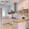 Buy cheap E0 Modular Kitchen Cabinets 2022 Solid Wooden Top Trends with Stainless Steel Countertop from wholesalers