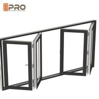 Buy cheap Soundproof Aluminum Bifold Windows With Retractable Or Invisible Fly Screen product