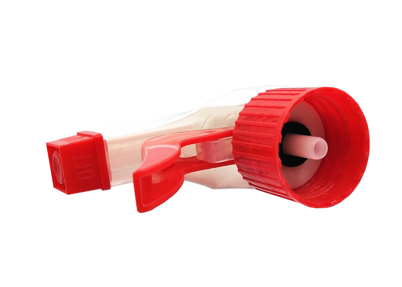 Durable Trigger Spray Heads White And Red Round Foaming Trigger Sprayer