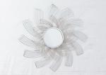 Gold Silver Decorative Flower Mirror Wall Decor