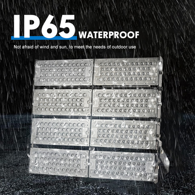 100w-1000w Led Modular Floodlight Weather Resistant 3000K