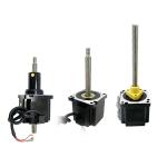 Nema 34 (86mm) hybrid stepper motor, bipolar, 4-lead, ACME lead screw, low noise
