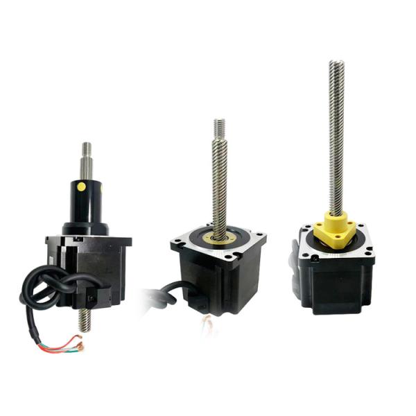 Buy cheap Nema 34 (86mm) hybrid stepper motor, bipolar, 4-lead, ACME lead screw, low noise, long life, formedical equipment from wholesalers