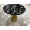Buy cheap Minimalist Wrought Iron Marble Coffee Table from wholesalers