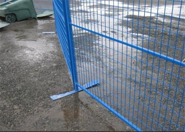 Buy cheap Security removable construction Canada temporary fencing galvanized or pvc coated from wholesalers
