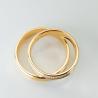Buy cheap Simple Bright Texture Design 0.012ct Rose Gold Diamond Band from wholesalers