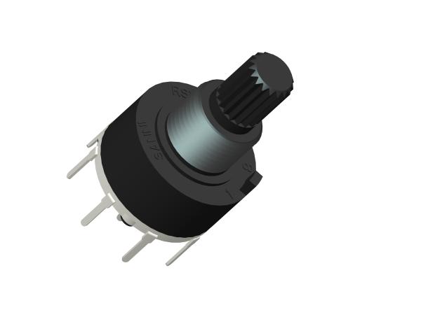 Buy cheap 2 Pole 2 Position Rotary Switch Channel Selecting Band 16MM RS16211-2P2T from wholesalers