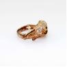 Buy cheap Rose Gold Plated 925 Silver Pave Cubic Zirconia Cat Ring (R216) from wholesalers