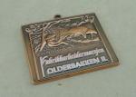 Antique Copper Die Cast Medals Arts Achievement Medal 2.5 Inch 3.5 Mm Thickness