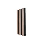 Nobel Walnut Wood Slat Acoustic Wall Panels 600x2400 600x3000mm Slatted Wood