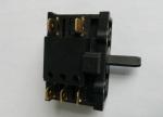 Buy cheap CE TUVE Oven Rotary Switch 5 Position Black Plastic Spindle 10A Knob Operation from wholesalers