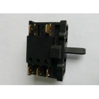 Buy cheap CE TUVE Oven Rotary Switch 5 Position Black Plastic Spindle 10A Knob Operation product