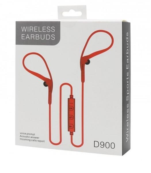 Buy cheap Hanging Ear Hook Wireless Earphone Blue Tooth Earbuds With Hook With Mic D900 Handsfree from wholesalers
