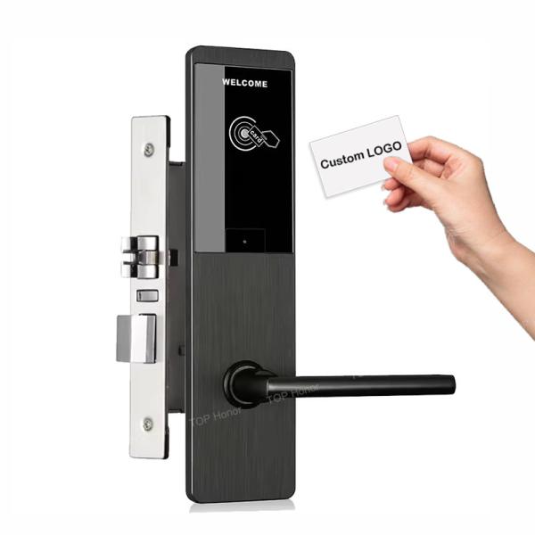 304 Stainless Steel Security Electronic Card Door Lock System Intelligent Hotel