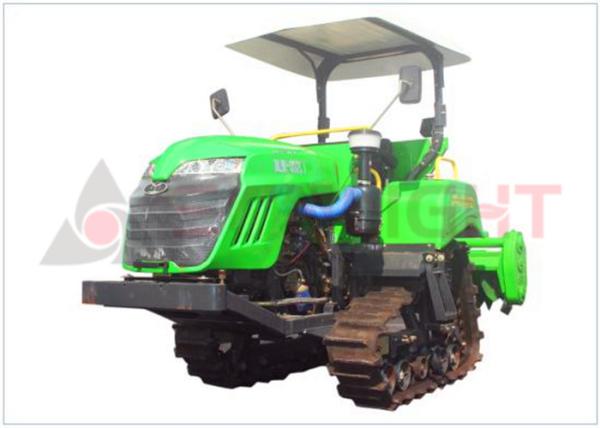 Buy cheap 57kw Rice Field Tractor , Compact Crawler Tractor Higher Ground Clearance from wholesalers