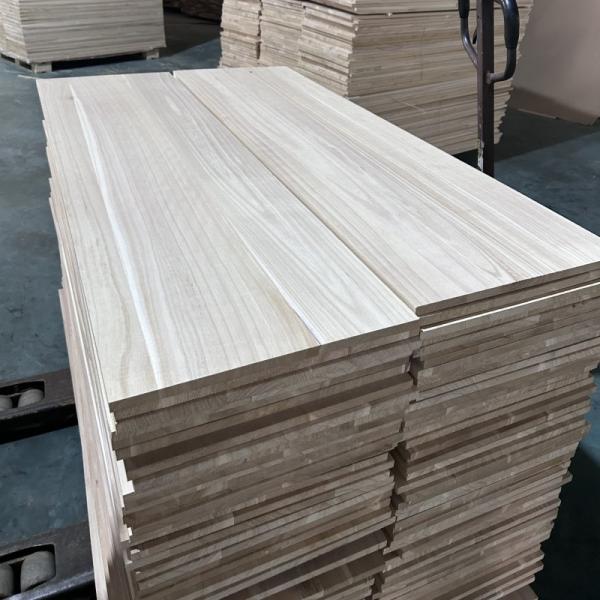 Buy cheap Solid Wood Board in Brazil Paulownia Wood with After-sale Service 2440x1220 or 1200x600 from wholesalers