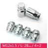 Buy cheap Auto Car Accessories 8.8 Solid , Ford / Hyundai / Chevrolet Replacement Wheel Nuts from wholesalers