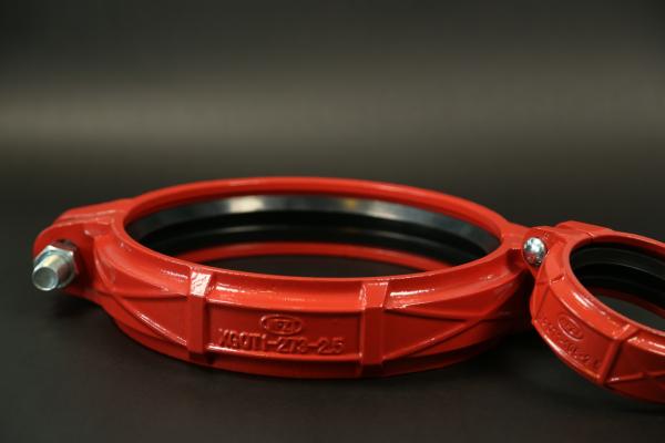 Buy cheap XGQT1-273-2.5 Grooved Pipe Clamps Wear Resistance Withstand Large Pressure from wholesalers