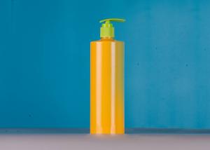 Wholesale 550ML Yellow Shampoo Conditioner, Body Wash Refillable Shower Bottles with Pumps from china suppliers