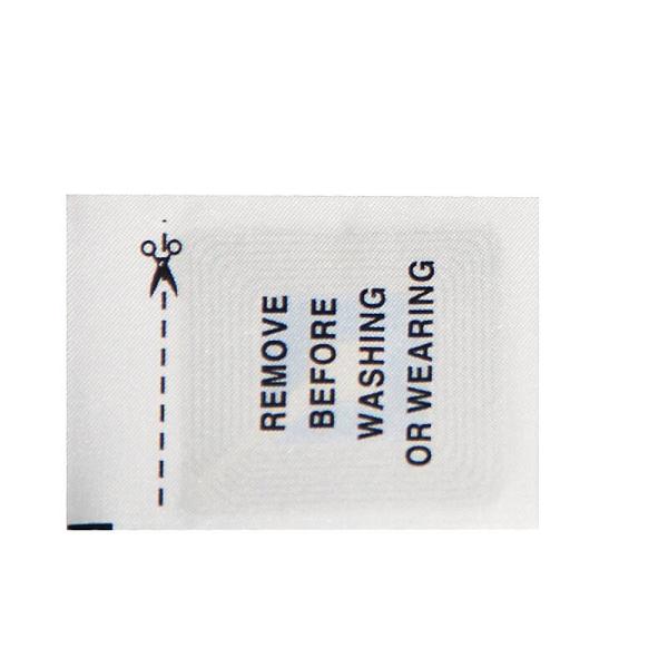 Buy cheap Clothing RF Soft Label , EAS security label With Fabric for Woven Sew Clothes from wholesalers